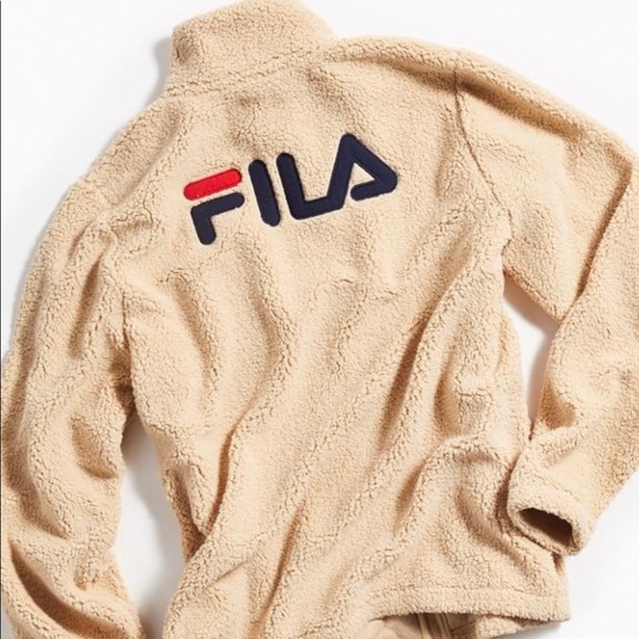 sherpa fila jacket